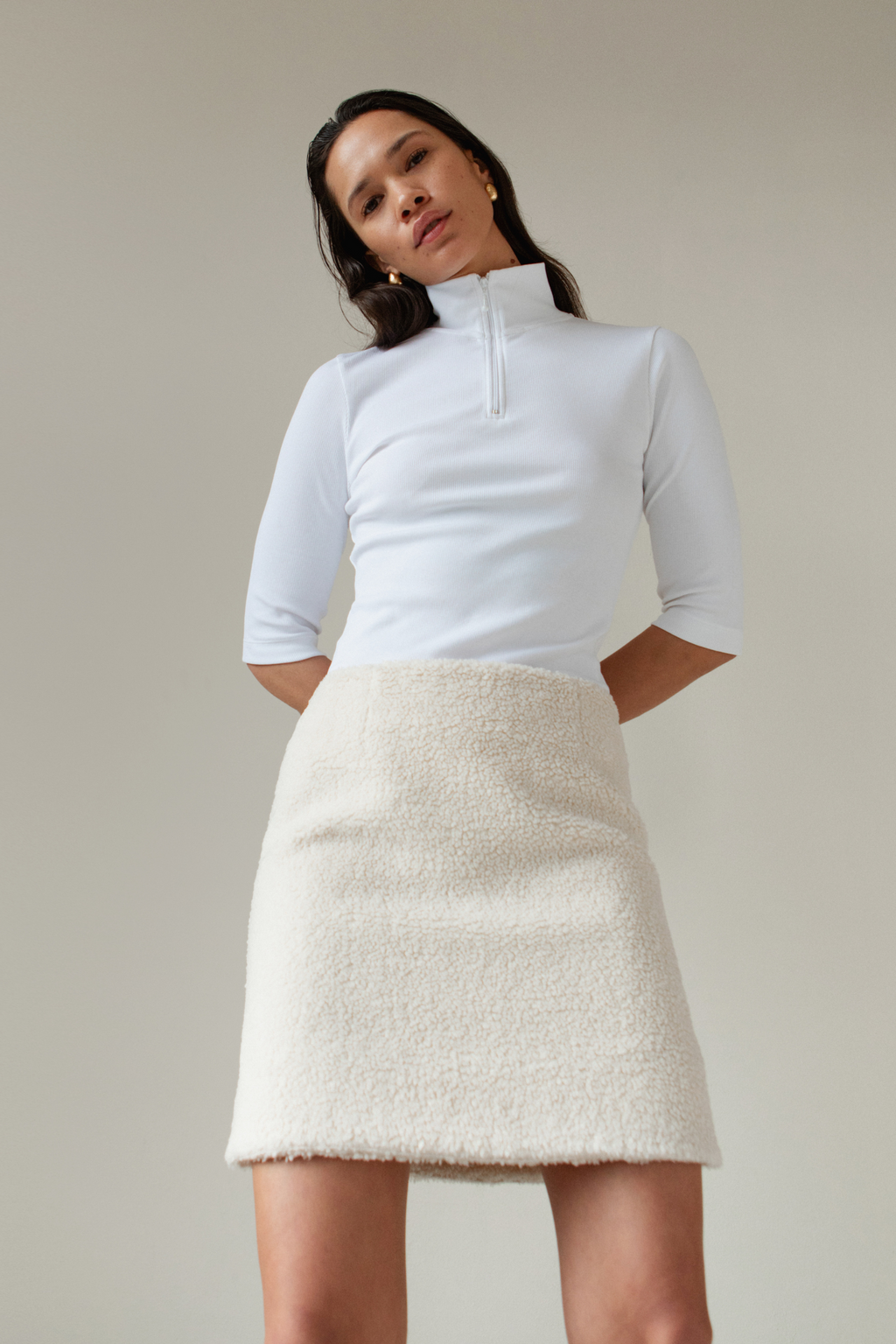 MORY HALF ZIP – PAPER LABEL
