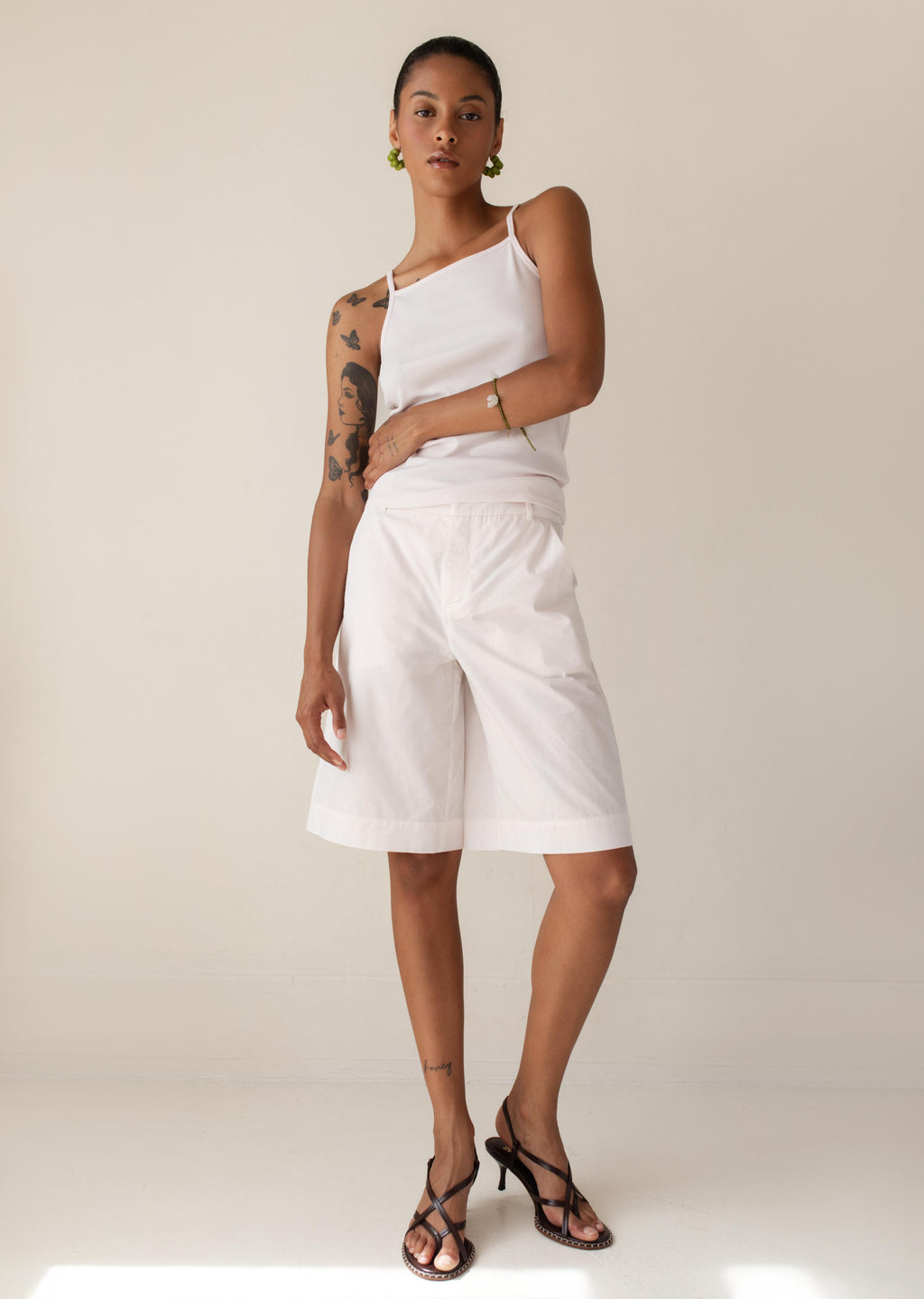 TESSA SQUARE NECK TANK – PAPER LABEL