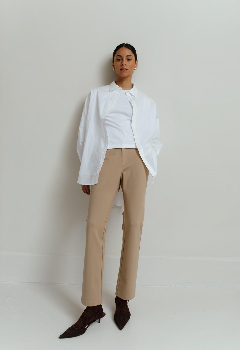 トップス Echeveria paper cotton shirts CLASSIC OVERSIZED SHIRT – PAPER LABEL
