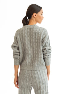 SELMA BABY CABLE PULLOVER