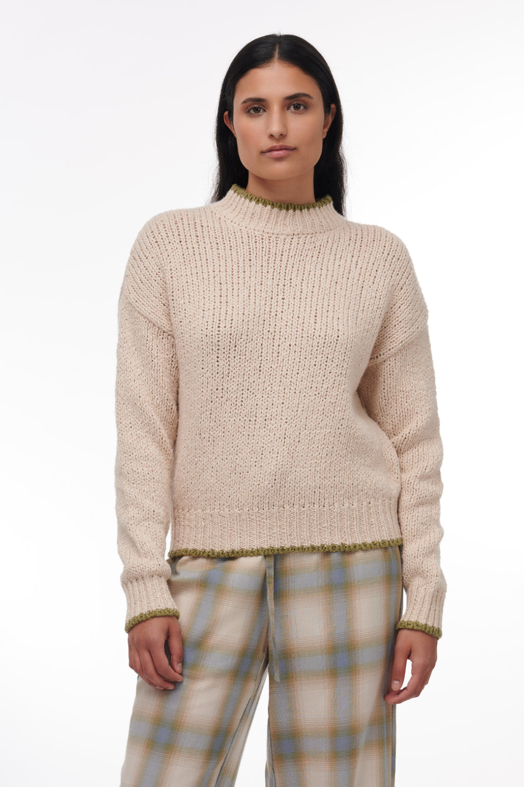 AUSTIN CHUNKY PULLOVER – PAPER LABEL