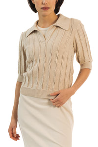 MAGGIE POLO KNIT