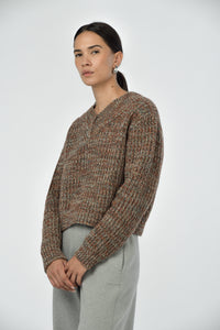 LENA V-NECK SWEATER