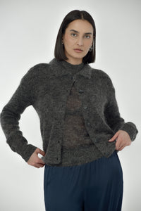 GIA COLLAR CARDIGAN