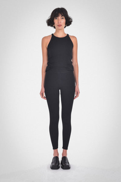 Paper Label Elaine Stretch-Pima Cotton Ribbed Leggings