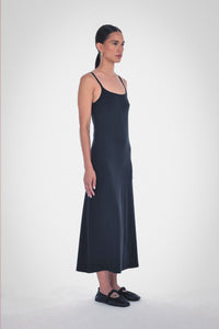 Casette Strapless Slip Dress In Applegreen