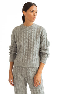 SELMA BABY CABLE PULLOVER
