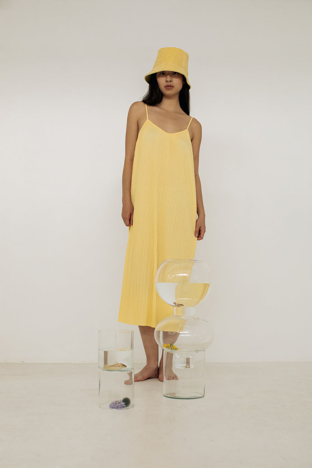 Paper Label Raegan RAEGAN PLEATED SLIP DRESS – PAPER LABEL